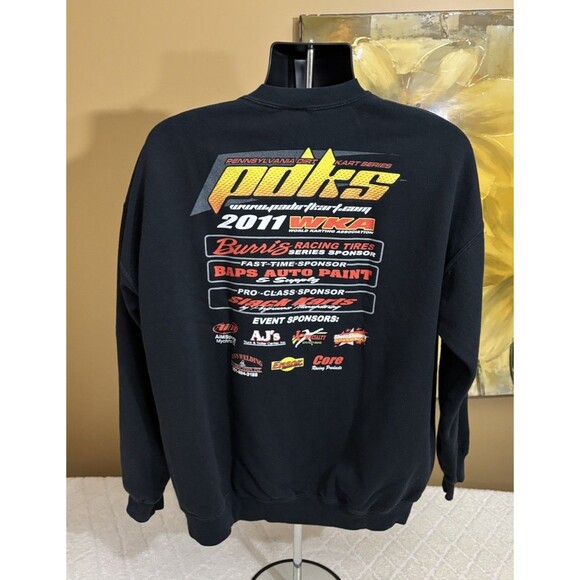 Gildan 2011 Pennsylvania Dirt Kart Series 2 Sided Sweatshirt Men’s Size XL - Picture 9 of 15